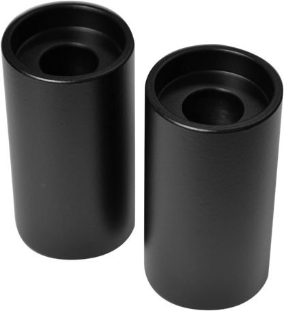 LA CHOPPERS Handlebar Riser Extensions - 2" - Flat Black LA-7413-03M