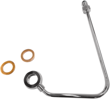 MAGNUM SHIELDING ABS Upper Brake Line Adapter - 4-3/4" Length - Chrome AS37000