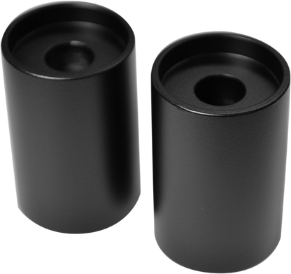 LA CHOPPERS Handlebar Riser Extensions - 2" x 1-1/4" - Flat Black LA-7414-03M