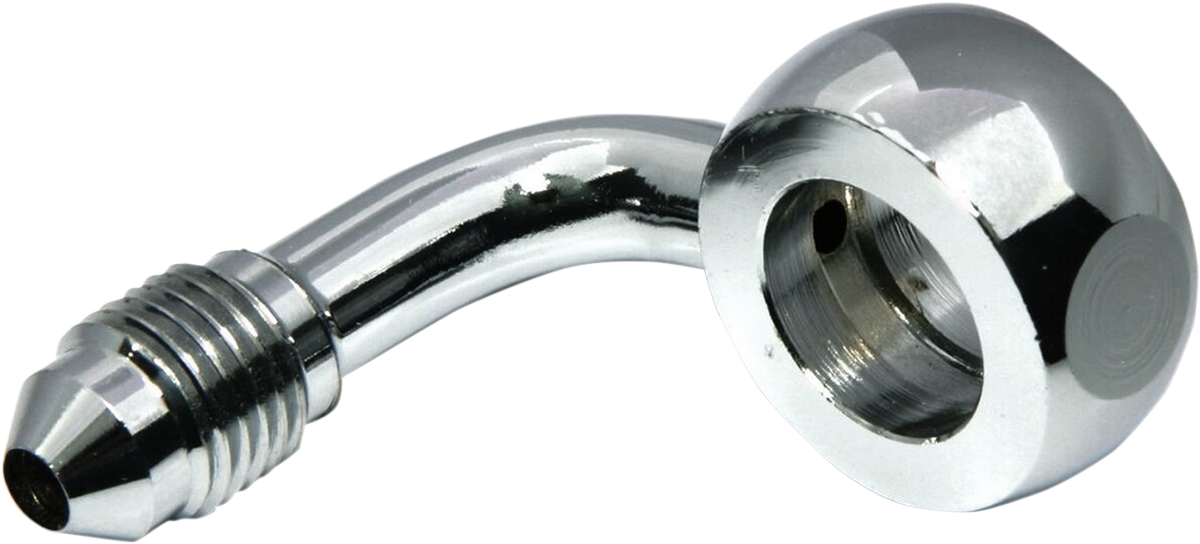 MAGNUM SHIELDING Banjo Fitting - 7/16" - AN3 90° - Chrome 1703-56