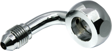 MAGNUM SHIELDING Banjo Fitting - 7/16" - AN3 90° - Chrome 1703-56