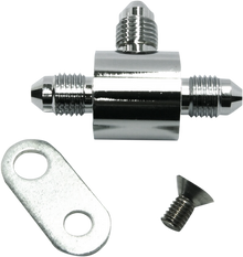 MAGNUM SHIELDING T-Block with Bracket - AN3 - Chrome 1703-982