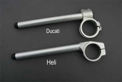 HeliBars TracStar Clip-ons for the Ducati 1198 / 1098 / 848
