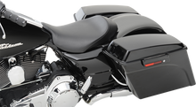 SADDLEMEN S3 Super Slammed Seat - Solo - Black - '08-'24 FLH/FLT 808-07B-002