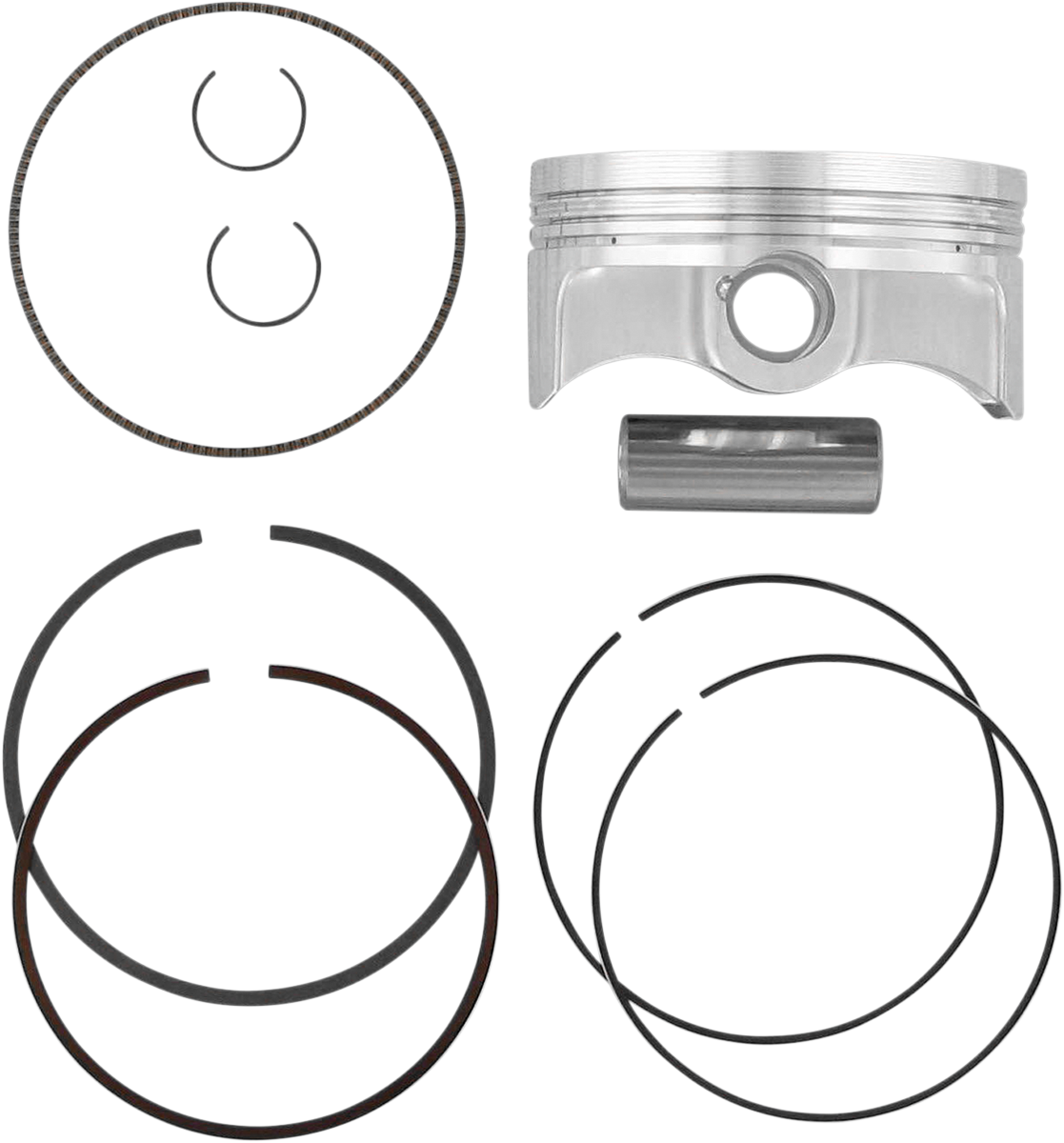 WISECO Piston Kit - 77.00 mm - Gas Gas | Yamaha 4882M07700