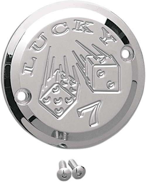 JOKER MACHINE Points Cover - Lucky 7 - 2 Hole - Chrome 921102L