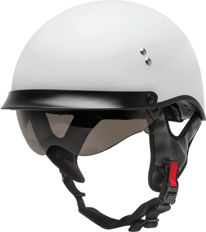 Hh 65 Half Helmet Full Dressed Matte White Xs