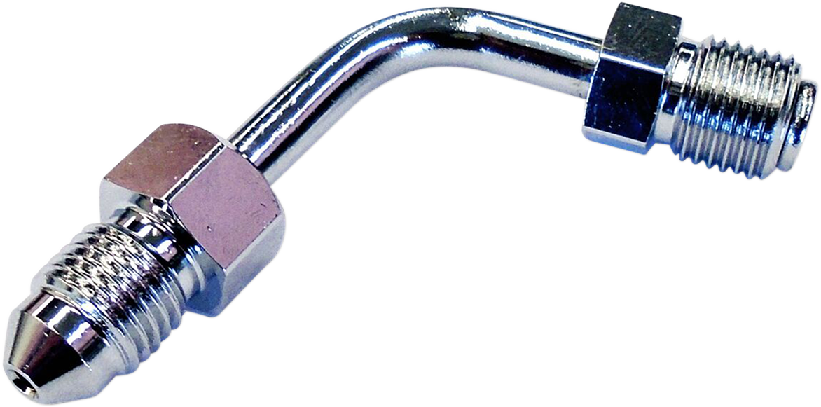 MAGNUM SHIELDING ABS Upper Brake Line Adapter - 4-3/4" Length - Chrome AS37026