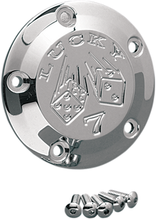 JOKER MACHINE Points Cover - Lucky 7 - 5 Hole - Chrome 02-99L