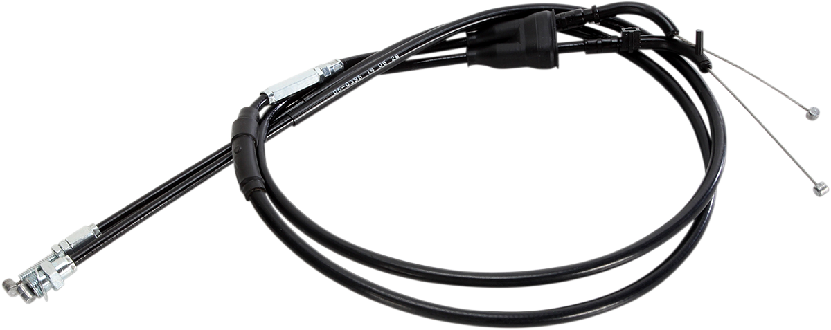 MOTION PRO Black Vinyl Throttle Cable - Push/Pull - '06-'13 Yamaha WR/YZ 05-0396