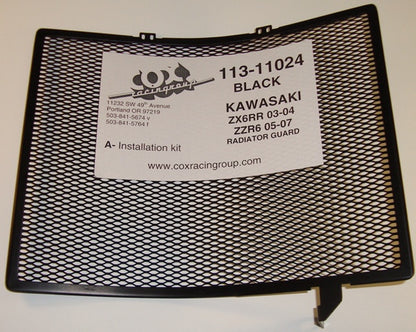 Cox Racing Radiator Guards for the Kawasaki ZX-6r (03-04)