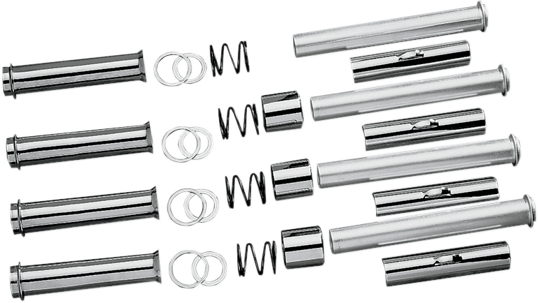 DRAG SPECIALTIES Pushrod Tube Kit - Chrome - Big Twin 74951