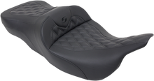 SADDLEMEN Roadsofa™ Seat - without Backrest - Full Lattice Stitch - Heated - '99-07 FL 897-07-182HCT