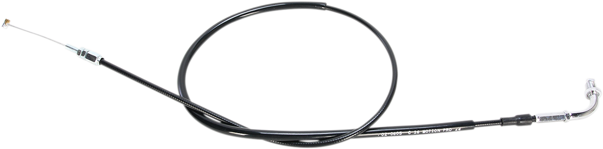 MOTION PRO Black Vinyl Throttle Cable - Pull - +12" - '01-'07 VT750DC 02-0605