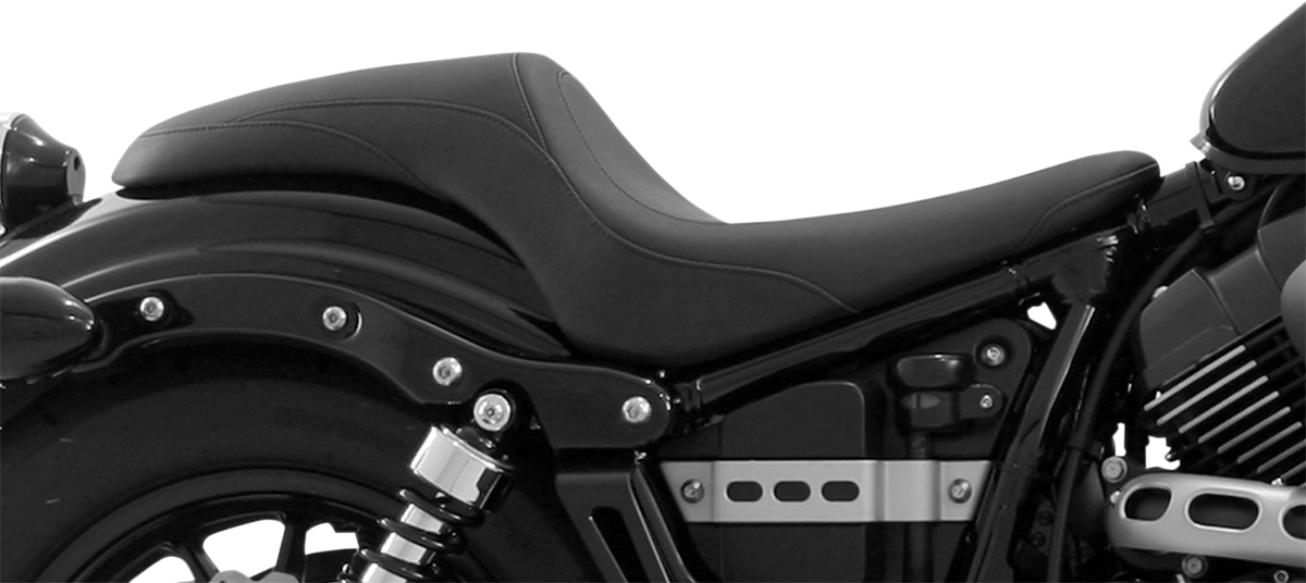 MUSTANG Seat - Tripper Fastback™ - Smooth - Black - Bolt 75690