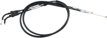 MOTION PRO Black Vinyl Throttle Cable - Push/Pull - +3-1/2" - '08-'18 KLR650 03-0442