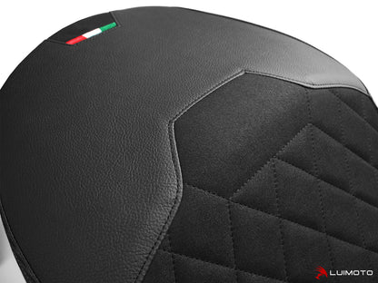 LUIMOTO Diamond Edition Rider Seat Cover for the DUCATI DIAVEL 1260 (2019+) - Low Seat