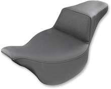 SADDLEMEN Step-Up Seat - Gripper - Black - FL '08-'24 808-07B-174
