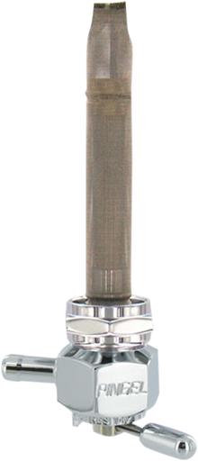 PINGEL Hex Fuel Valve - Chrome - 22 mm 1311-CH