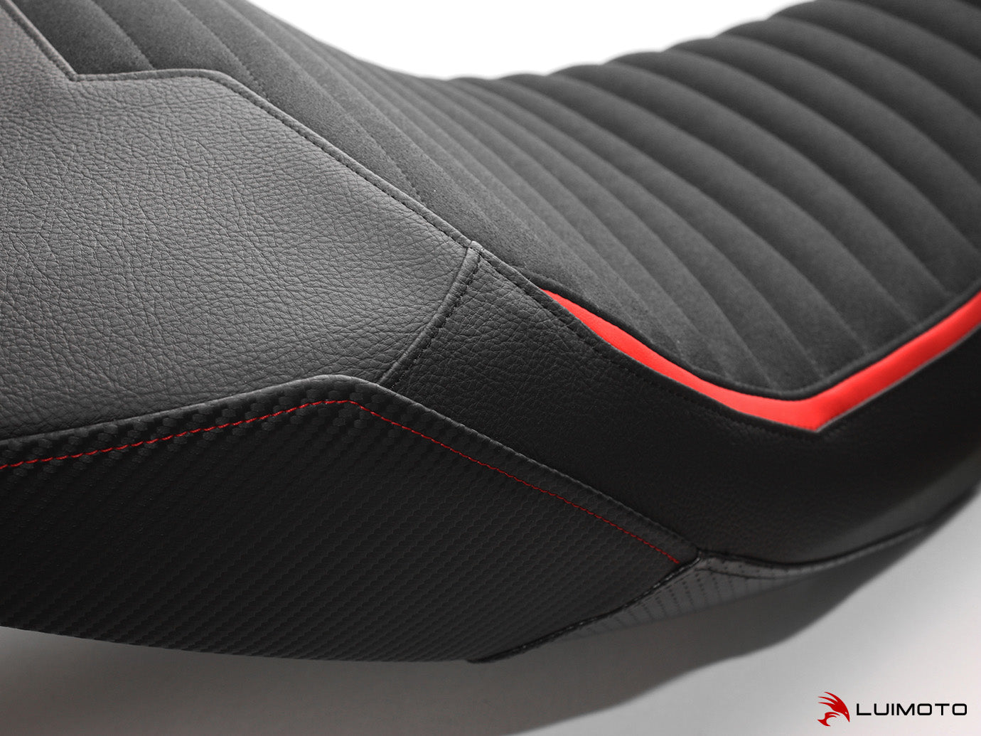LUIMOTO Classic Sport Edition Rider Seat Cover for the DUCATI DIAVEL 1260 (2019+) - OE Seat