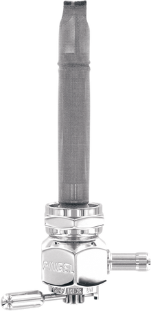 PINGEL Hex Fuel Valve - Chrome - 22 mm 6311-CH
