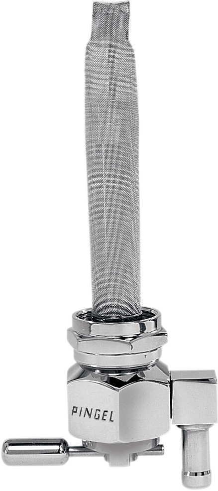 PINGEL Hex Fuel Valve - Chrome - 22 mm 6391-CH