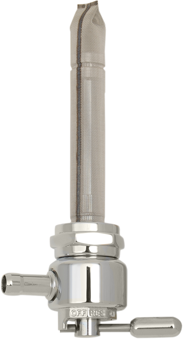 PINGEL Round Fuel Valve - Chrome - 22 mm 1311-CR