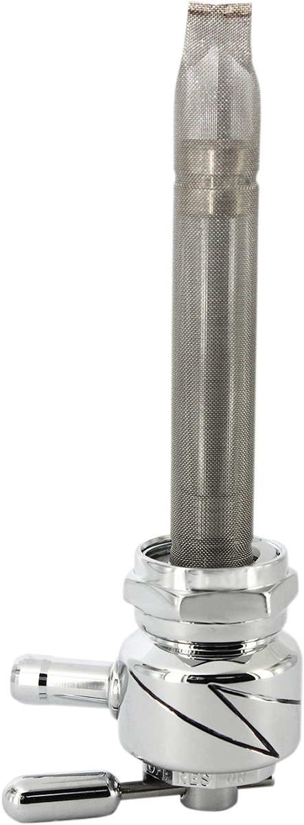 PINGEL Round Fuel Valve - Lightning Chrome - 22 mm 1311-CL