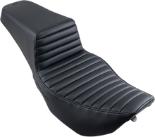 SADDLEMEN Step-Up Seat - Front Tuck-n-Roll - Black - FLHR/FLHX 897-06-171