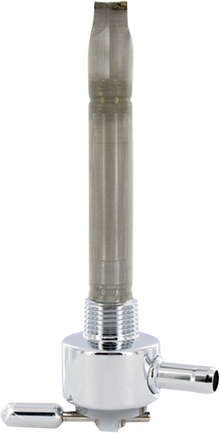 PINGEL Round Fuel Valve - Chrome - 3/8" NPT 6211-CR