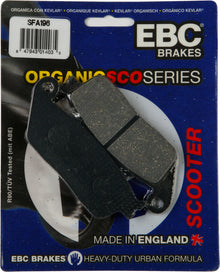 Brake Pads Sfa196 Organic