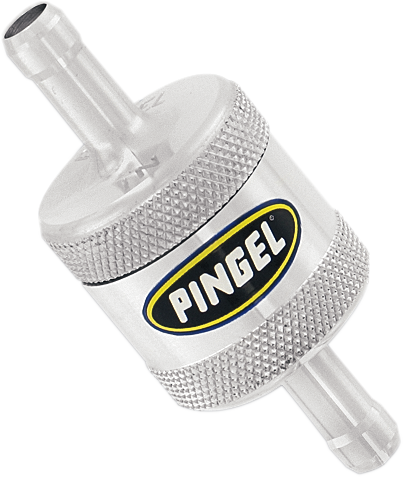 PINGEL Fuel Filter - Short - Satin - 5/16" SS1P