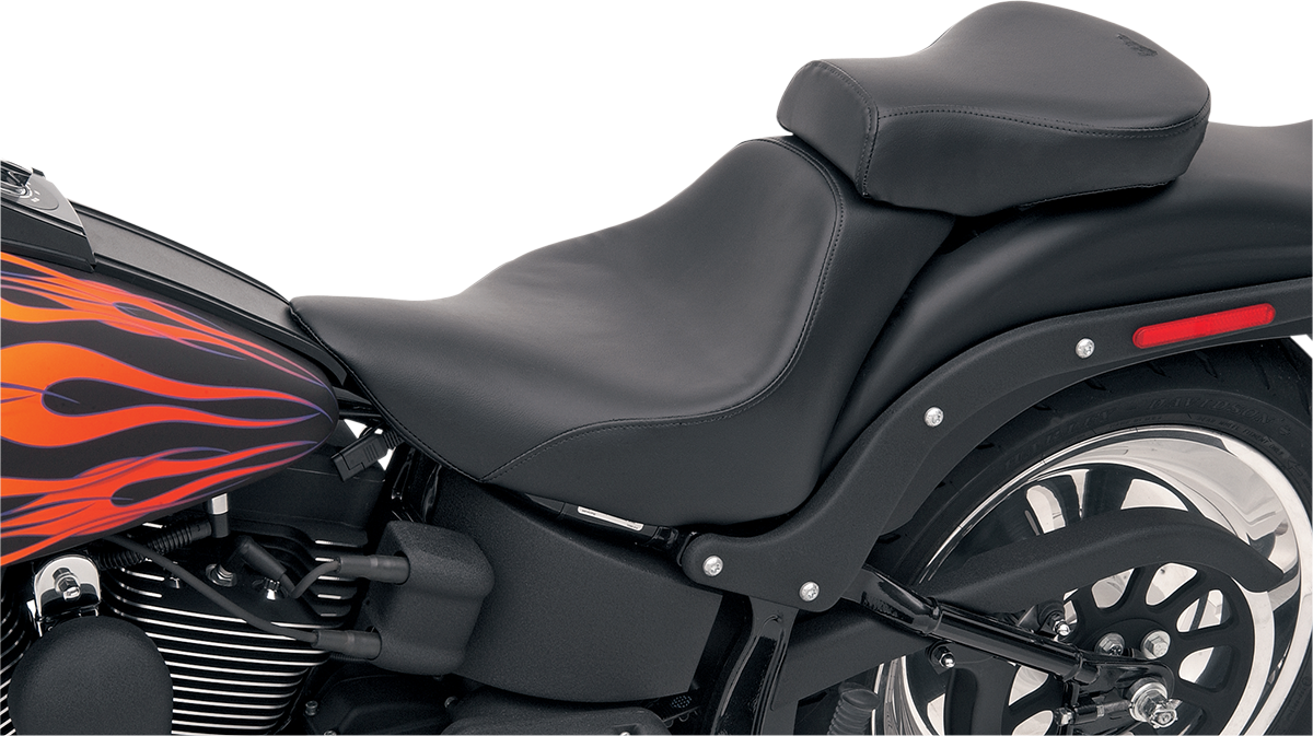SADDLEMEN Renegade™ Solo Seat - Smooth - Black - Softail '06-'17 806-12-002