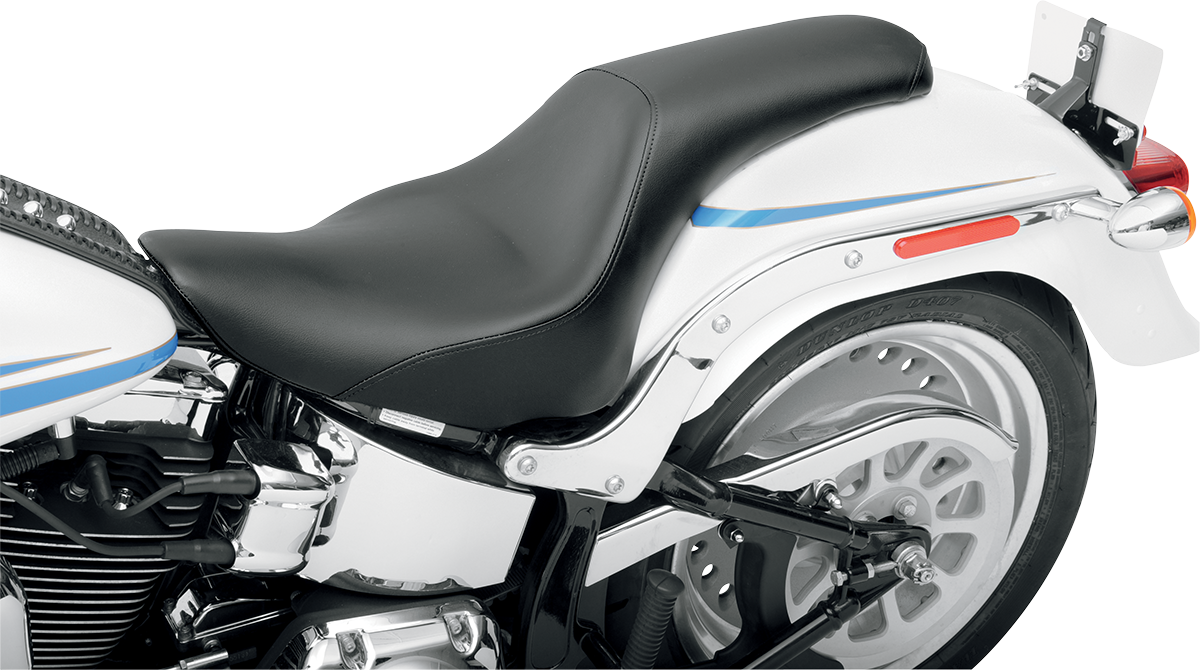 SADDLEMEN Seat - Profiler™ - Black - Smooth - FLSTF '07-'17 806-12-047