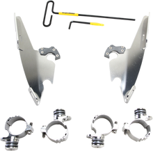 MEMPHIS SHADES Fats/Slim Mounting Kit - Polished - XL883 MEK2001