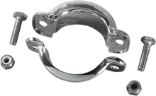 DRAG SPECIALTIES Muffler Clamps - Chrome 74785