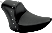 SADDLEMEN Heels Down Solo Seat - Without Backrest - Studded - Black - FXST 806-12-0011
