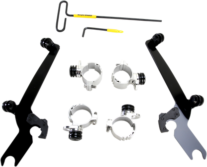 MEMPHIS SHADES Sportshield Trigger-Lock Mounting Kit - Black - XL883 MEB2000