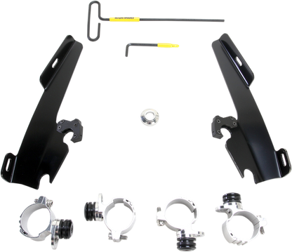 MEMPHIS SHADES Batwing - Mounting Kit - Black - XL MEB1999