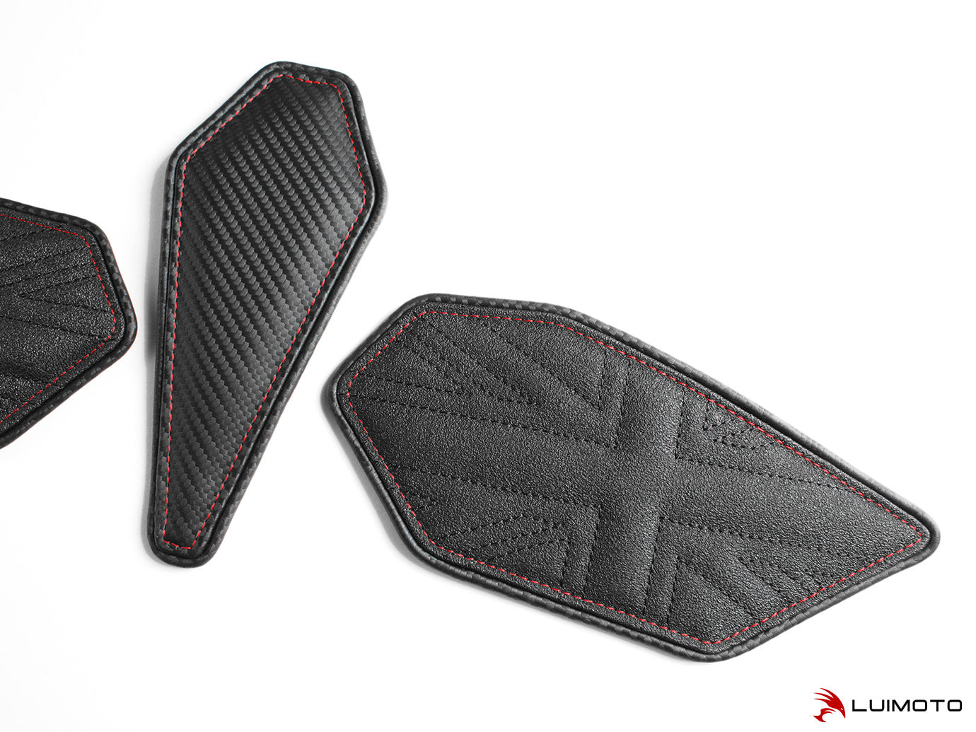 LUIMOTO TANK LEAF UNION JACK Tank Pads for the Triumph DAYTONA 765 / 675 (13-18) & STREET TRIPLE Rx (15-16)