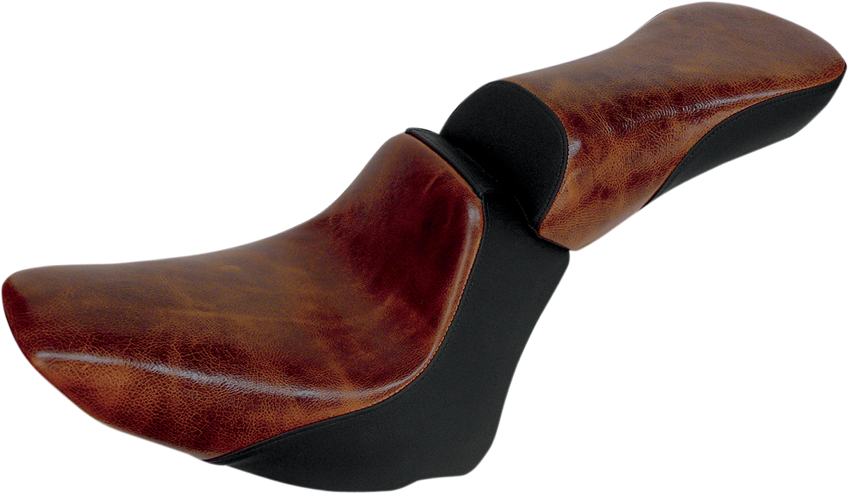 SADDLEMEN Pillion Pad - Lariat - Brown 806-23-016B