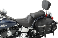 SADDLEMEN Dominator Pillion Pad - Standard Reach - Black w/ Gray Stitching - FLSTC '06-'17 806-23-0162