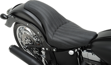 SADDLEMEN Knuckle 2-Up Seat - Ribbed - Black 806-12-047K