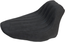 SADDLEMEN Knuckle Solo Seat - Ribbed - Black - FLST '06-'17 806-15-0023