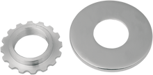 DRAG SPECIALTIES Steering Stem Bearing Adjusting Nut with Dust Cover - Chrome 23-0326-BC102