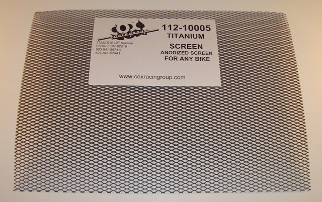 Cox Racing Expanded Aluminum Mesh Sheet (12 x 16 inches)