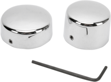 DRAG SPECIALTIES Axle Caps - Rear - Pair - '57-'81 Harley-Davidson 301693-BC105