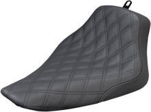 SADDLEMEN Renegade Solo Seat - Lattice Stitched - Black - FLS '12-'17 812-26-002LS