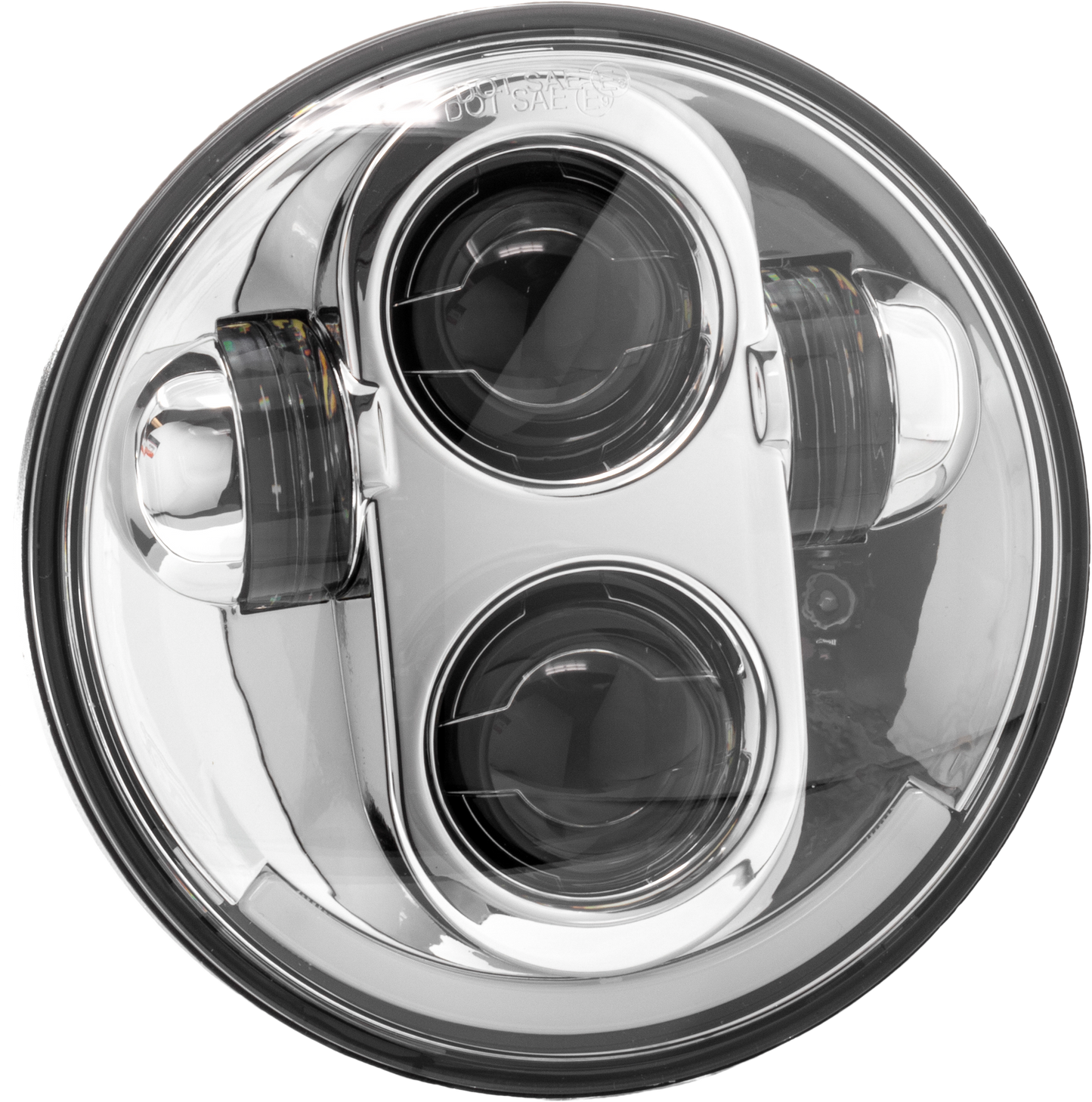5.75" Led Headlight Chrome