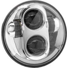 5.75" Led Headlight Chrome